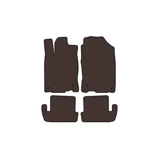 Rubberen automatten Carsuit (Bruin)