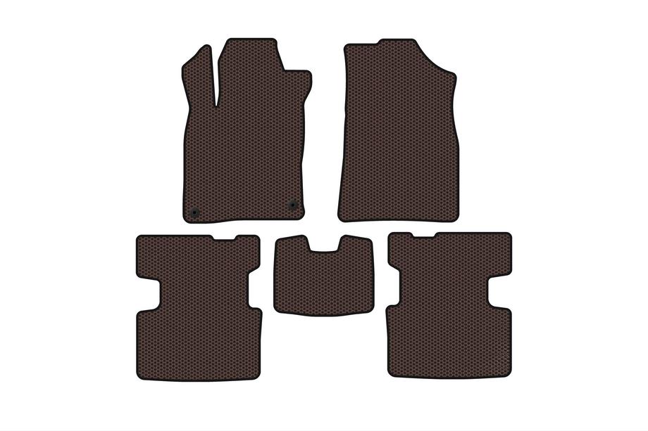 Honda Insight III 2018–2022 Rubberen automatten Carsuit (Bruin) Image