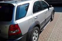 Kia Sorento I BL 2002–2009 Zijtreden RedLine V1 (2 stuks, aluminium) foto 2