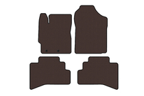 Toyota Prius C 2012–2019 Rubberen automatten Carsuit (Bruin) foto 1