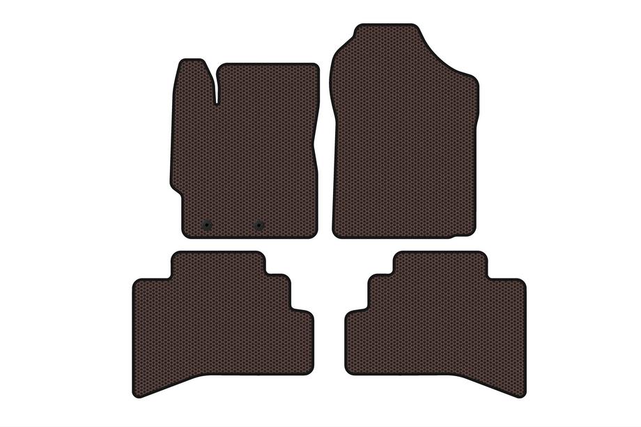 Toyota Prius C 2012–2019 Rubberen automatten Carsuit (Bruin) Image