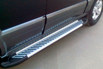 Kia Sorento I BL 2002–2009 Line side steps (set van 2, aluminium) foto 1