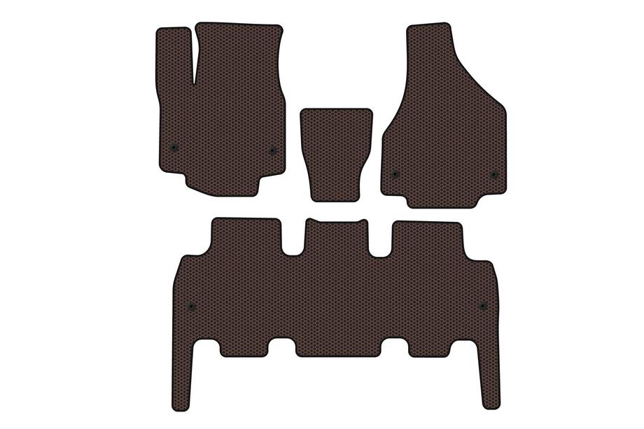 Chrysler Pacifica 2016– Rubberen automatten Carsuit (Bruin) Image