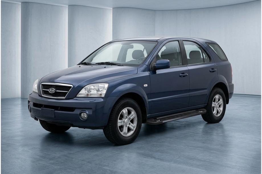 Kia Sorento I BL 2002–2009 RedLine Black zijsteps (set van 2, aluminium) Image