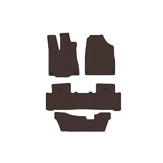Carsuit rubberen automatten (3 rijen, bruin) Acura MDX 2013–2020 foto 1