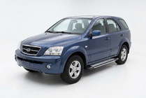 Kia Sorento I BL 2002–2009 Rainbow zijtreden (set van 2, aluminium) foto 1