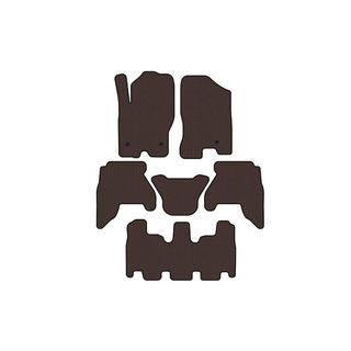 Rubberen automatten Carsuit V1 (3 rijen, bruin, 2010-2014) Nissan Pathfinder R51 2005–2014 foto 1