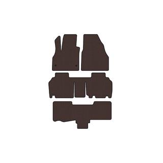 Carsuit rubberen automatten (3 rijen, 5-deurs/7-zits, bruin) Renault Kangoo 2008–2020 foto 1