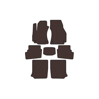 Carsuit rubber automatten (3 rijen, 2003-2005, 7-zits, bruin) Opel Zafira A 1998–2005 foto 1