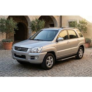 Zijtreden RedLine V1 (2 stuks, aluminium) Kia Sportage 2004–2010 foto 1