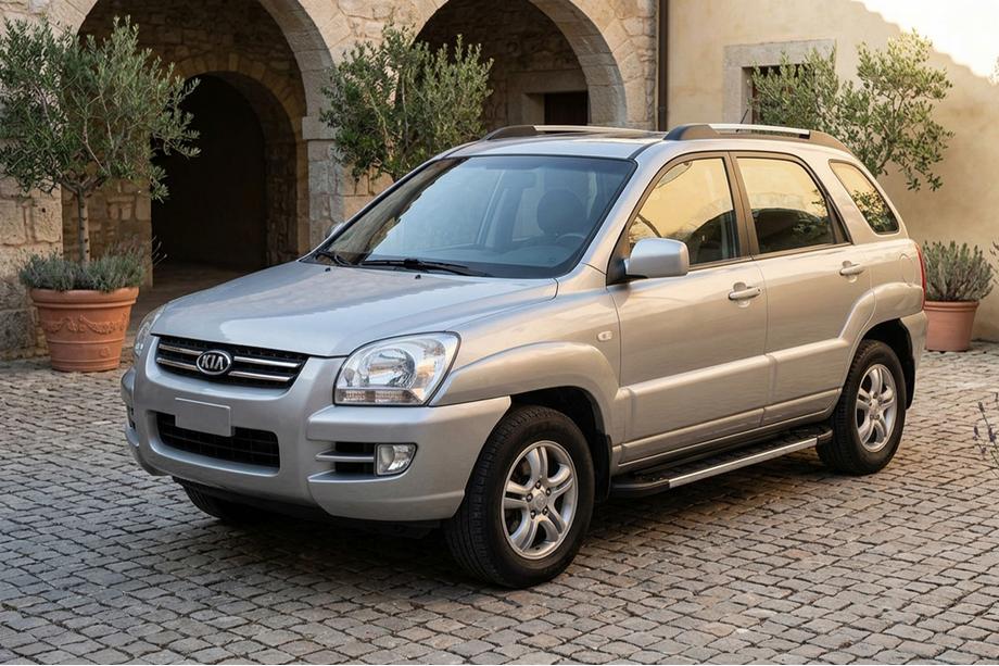 Kia Sportage 2004–2010 Zijtreden RedLine V1 (2 stuks, aluminium) Image