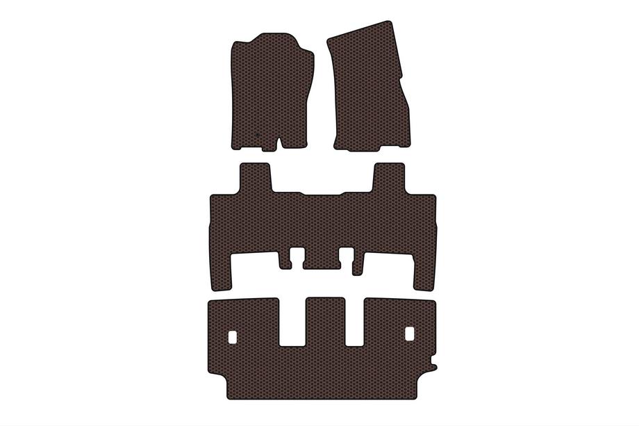 Ford Expedition 2007–2017 Carsuit rubberen automatten (2007-2014, bruin) Image
