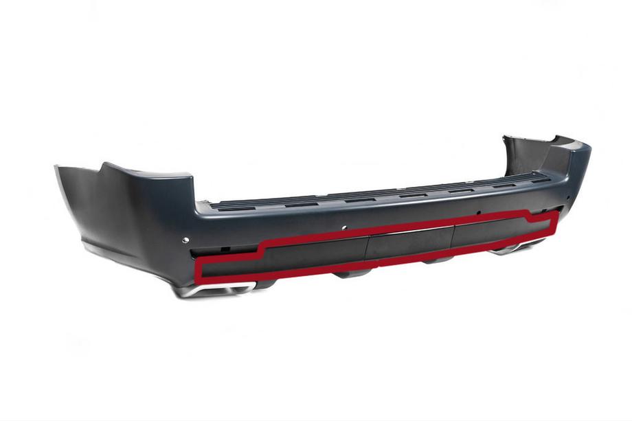 Range Rover III L322 2002–2012 Diffuser achterbumper (spuitklaar, Autobiography) Image