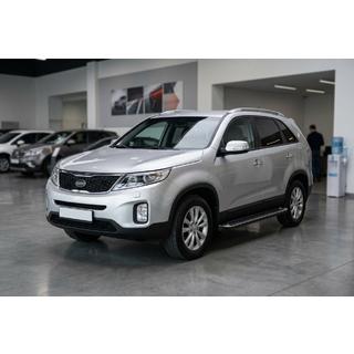 Allmond Black side steps (2 st., aluminium) Kia Sorento II XM 2009–2014 foto 1