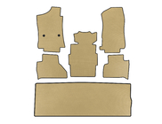 Cadillac Escalade 2014–2020 EVA automatten (3 rijen, beige) foto 1