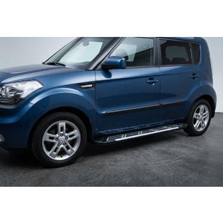 Sunrise side steps (set van 2, aluminium) Kia Soul I 2008–2013 foto 1