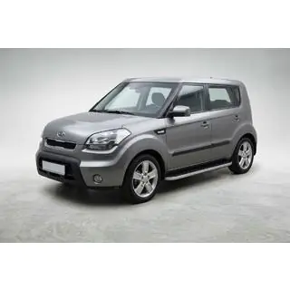 Side steps Tayga Grey (set van 2, aluminium) Kia Soul I 2008–2013 foto 1