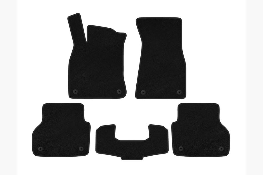Audi A6 C8 2018–2025 Textielen automatten Premium V1 (Zwart) Image