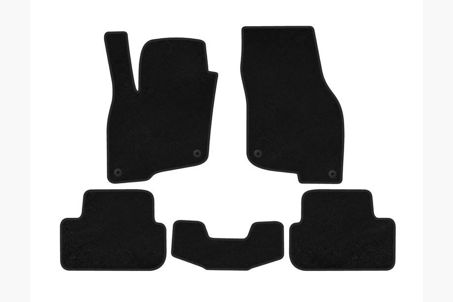 Audi Q2 2016– Premium textiel automatten (Voor e-tron 2019-, China, zwart) Image