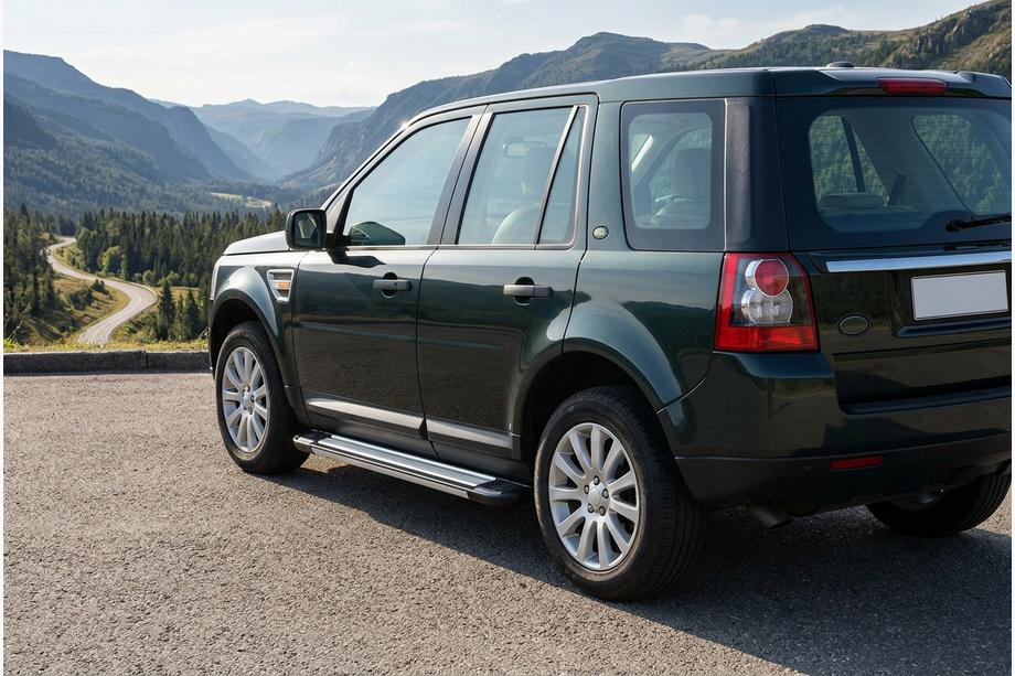 Land Rover Freelander II 2006–2014 Rainbow zijtreden (set van 2, aluminium) Image