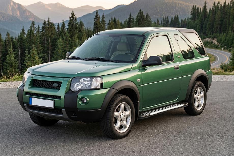 Land Rover Freelander I 1997–2006 Side steps Line (2 stuks, aluminium) Image