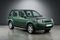 Land Rover Freelander I 1997–2006 Side steps Tayga Grey (set van 2, aluminium) foto 1