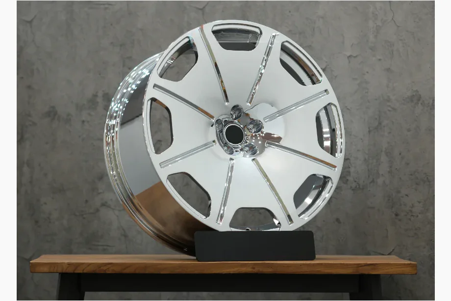 Audi Q7 2015–2026 Gesmede velgen OEM R22 V2 (set van 4) Image