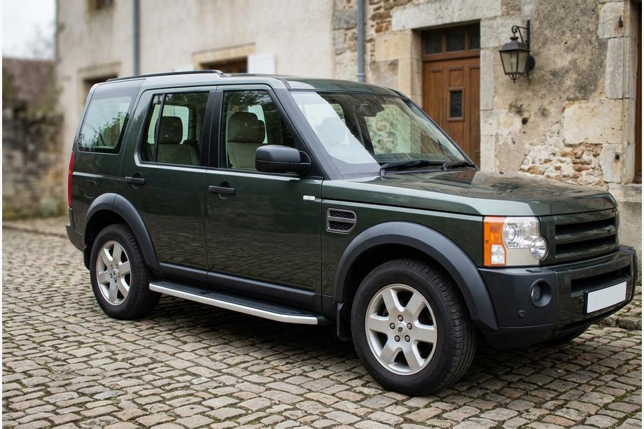 Land Rover Discovery III 2004–2009 Side steps Tayga Grey (set van 2, aluminium) Image