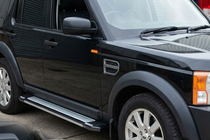 Land Rover Discovery III 2004–2009 Rainbow zijtreden (set van 2, aluminium) foto 1