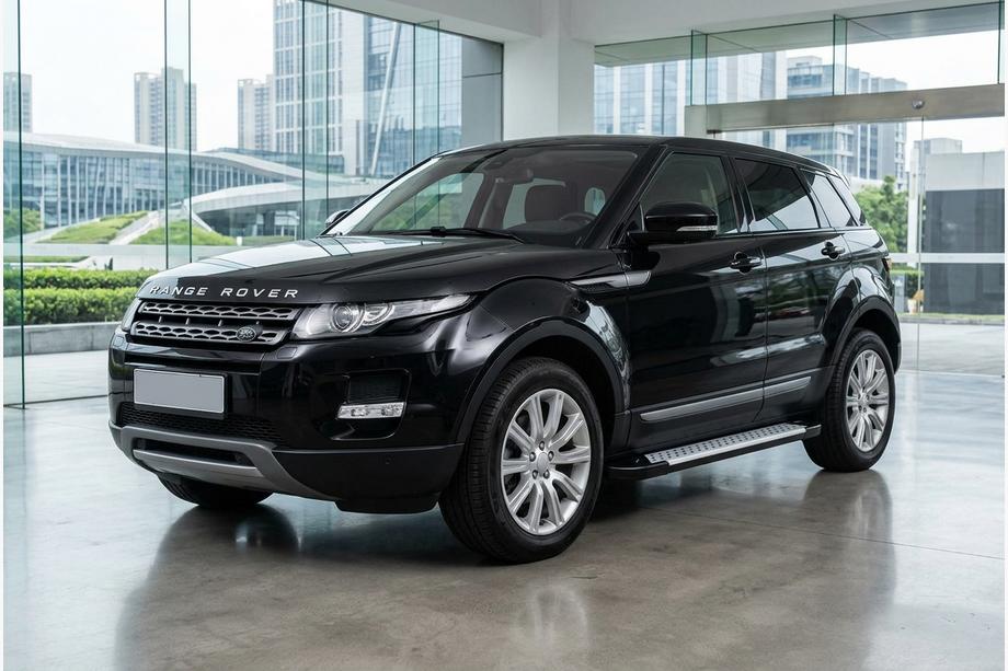 Range Rover Evoque 2012–2018 Side steps Allmond Grey (2 stuks, aluminium) Image
