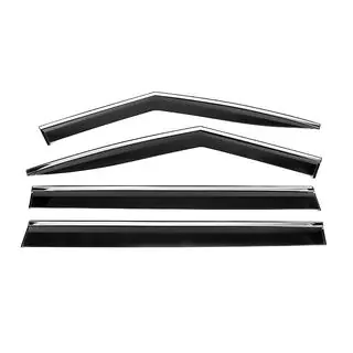 Windschermen met chromen sierlijst Niken Luxury (4 stuks) foto 1