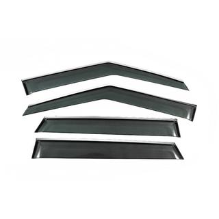 Windschermen met chromen sierlijst Niken Luxury (4 stuks)