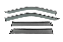 Land Rover Freelander II 2006–2014 Windschermen met chromen sierlijst Niken Luxury (4 stuks) foto 1