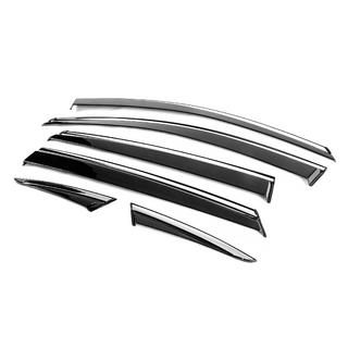 Raamwindschermen met chromen sierlijst Niken Luxury (6 stuks) MG ZS 2017–2024 foto 2