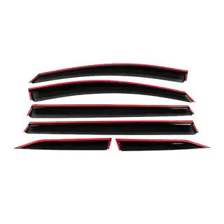 Raamwindschermen met chromen sierlijst Niken Luxury (6 stuks) foto 4