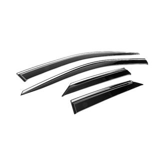 Windschermen met chromen sierlijst Niken Luxury (4 stuks) foto 3