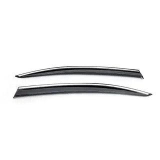 Raamdeflectoren met chroomlijst LiftBack achter (2 stuks, Niken) Skoda Octavia III A7 2013–2019