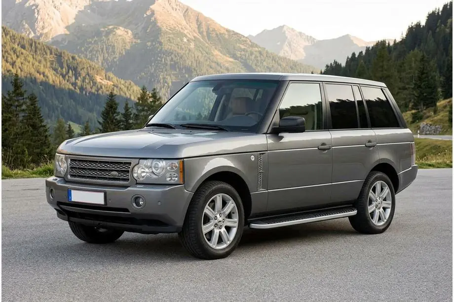 Range Rover III L322 2002–2012 Side steps Tayga Grey (set van 2, aluminium) Image