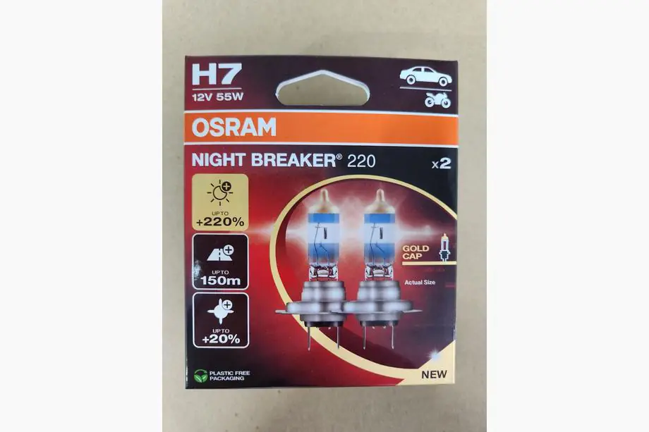 Osram H7 60/55W Night Breaker Laser +220% koplamp Image