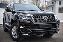Toyota Land Cruiser Prado 150 2009–2023 Frontbumper lipspoiler TRD (2017-) foto 1