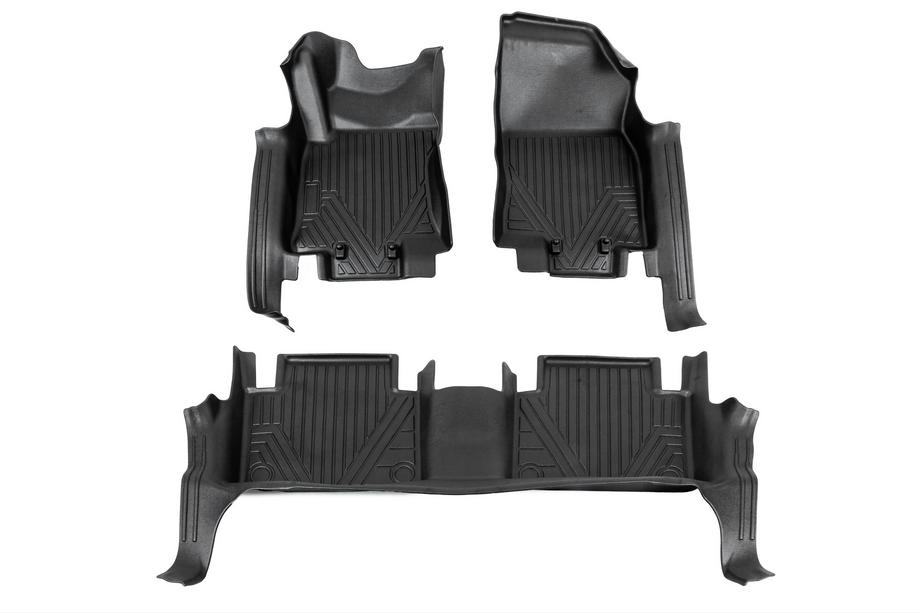 Nissan X-trail T32/Rogue 2014–2021 Rubberen mattenset Niken Luxury 3D (voor X-trail, 3-delig) Foto 1