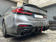 BMW 5 Serie G30/G31 2017–2023 Achterdiffuser met uitlaatsierstukken BMP-Style (voor M-Sport/M5 F90) foto 3