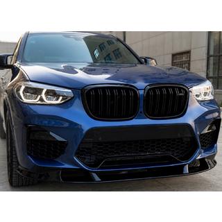 Voorbumper lip spoiler 3D (voor F97 2018-2022, hoogglans zwart) foto 1