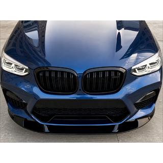 Voorbumper lip spoiler 3D (voor F97 2018-2022, hoogglans zwart) foto 2