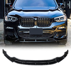 BMW X3 G01 2018– 3D front lip spoiler (voor M-Sport 2018-2022, hoogglans zwart) foto 8