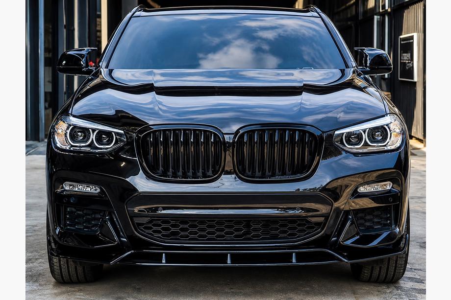 BMW X3 G01 2018– 3D front lip spoiler (voor M-Sport 2018-2022, hoogglans zwart) Image