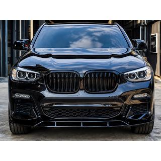 3D front lip spoiler (voor M-Sport 2018-2022, hoogglans zwart) foto 1