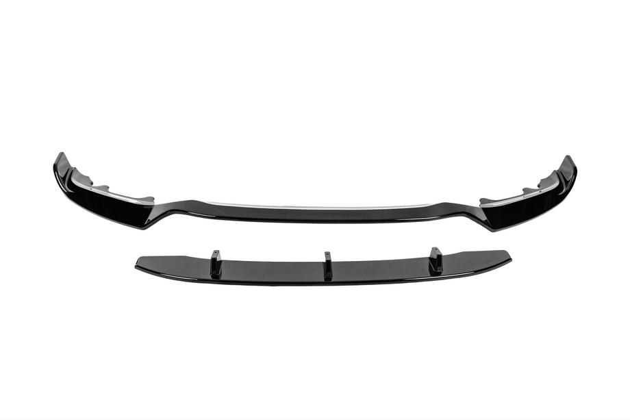 BMW X5 F15 2013–2018 Voorbumper lip Lip Black Warrior (voor M-Sport) Foto 6