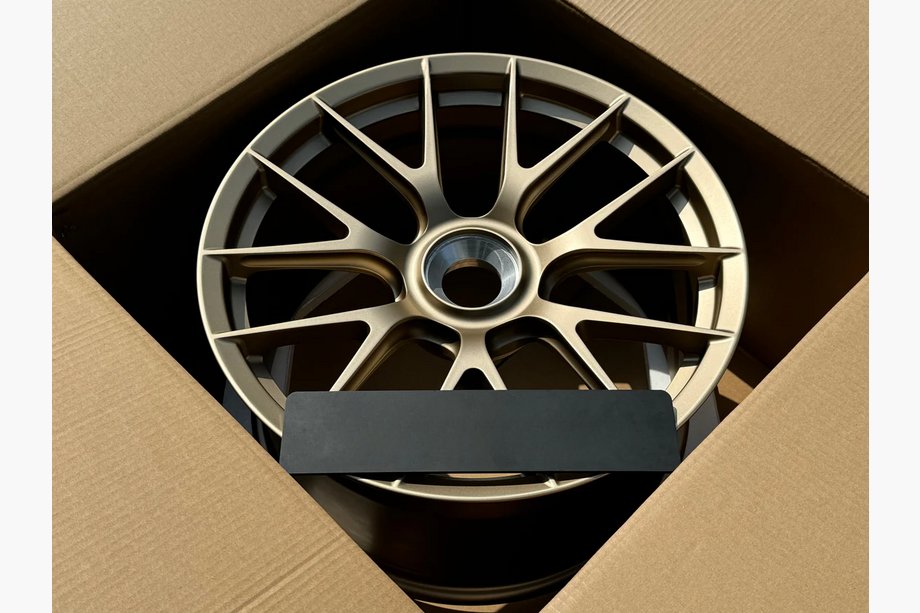 Porsche Boxster/Cayman 982 (718) 2016– Gesmede velgen OEM R20 V12 (4 stuks) Foto 4