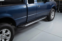Mazda BT-50 2007–2012 Duru side steps (2 stuks, aluminium) foto 1